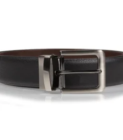 Herenriem 2 in 1 Korrelig Zwart/Bruin
