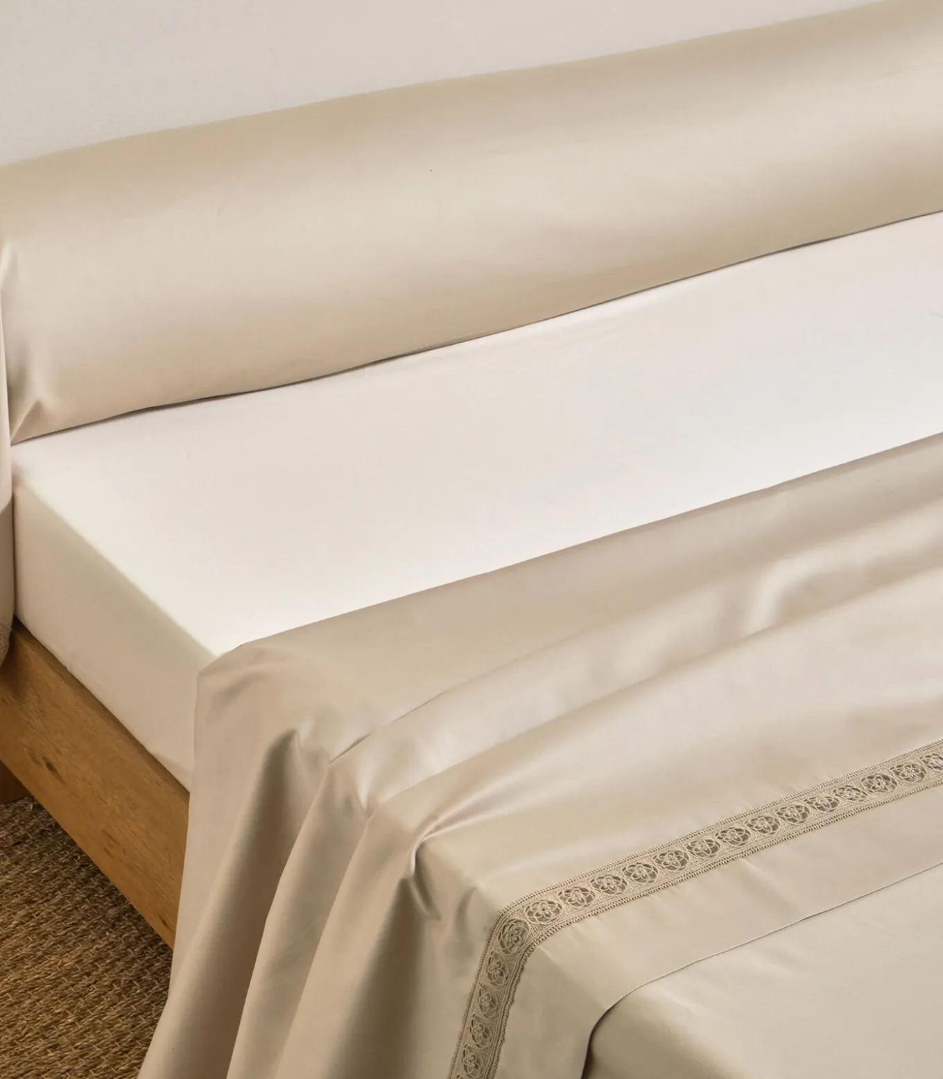 HERITAGE Chanvre - Laken Satijn katoen