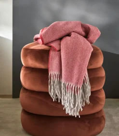 HIMALAYA bois de rose - Plaid Kasjmier