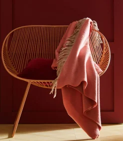 HIMALAYA bois de rose - Plaid Kasjmier