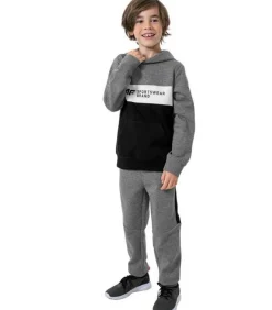 HJZ22 JBLM003 - Trui met kap - Zwart