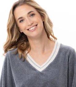 Homewear-set van fluweel COUNTRY 122