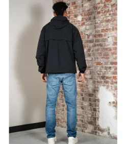 Hooded shell jacket - black