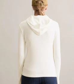 Hoodie lange mouw slim