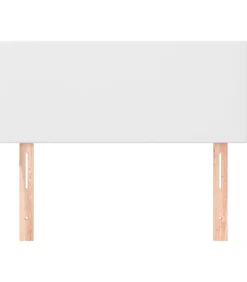 Hoofdbord 80x5x78/88 cm kunstleer wit