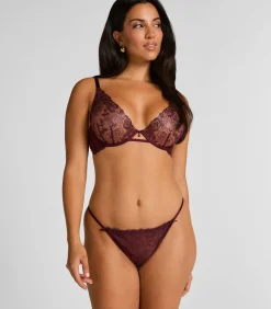 Hoog uitgesneden string Hollie