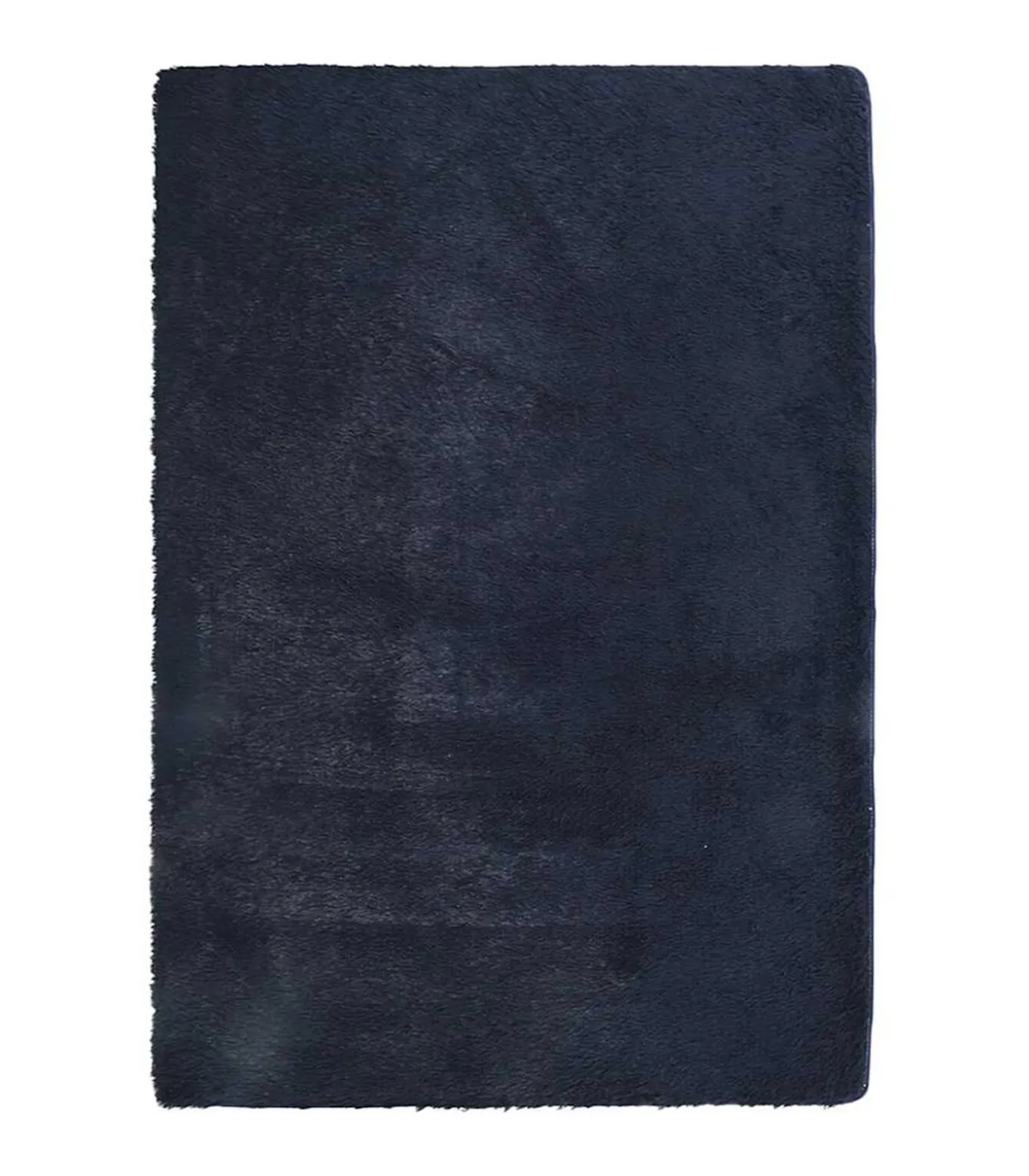 Hoogpolig vloerkleed NAVARRA 200x290 cm polyester marineblauw