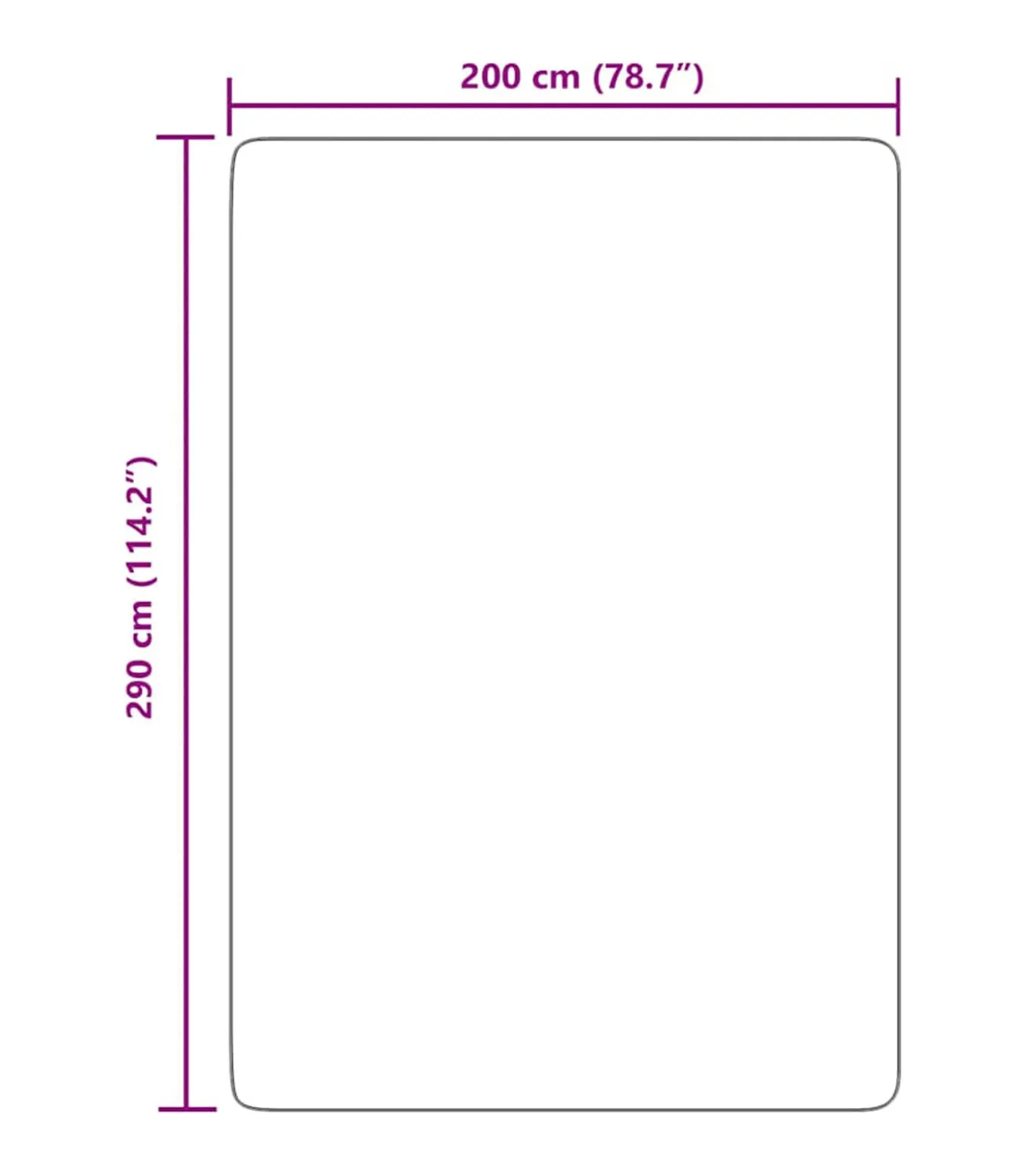 Hoogpolig vloerkleed NAVARRA 200x290 cm polyester crèmekleurig