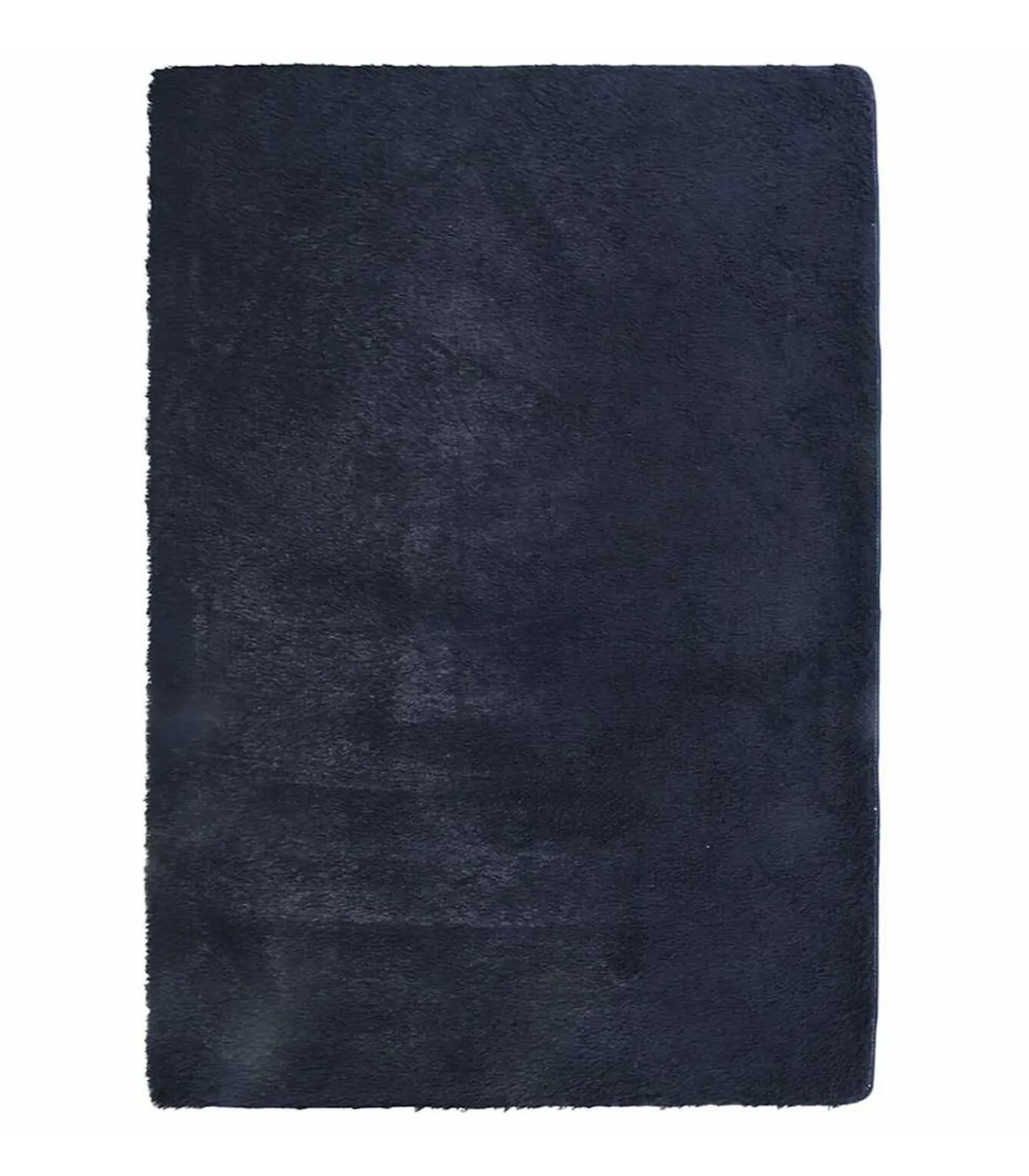 Hoogpolig vloerkleed NAVARRA 240x340 cm polyester marineblauw