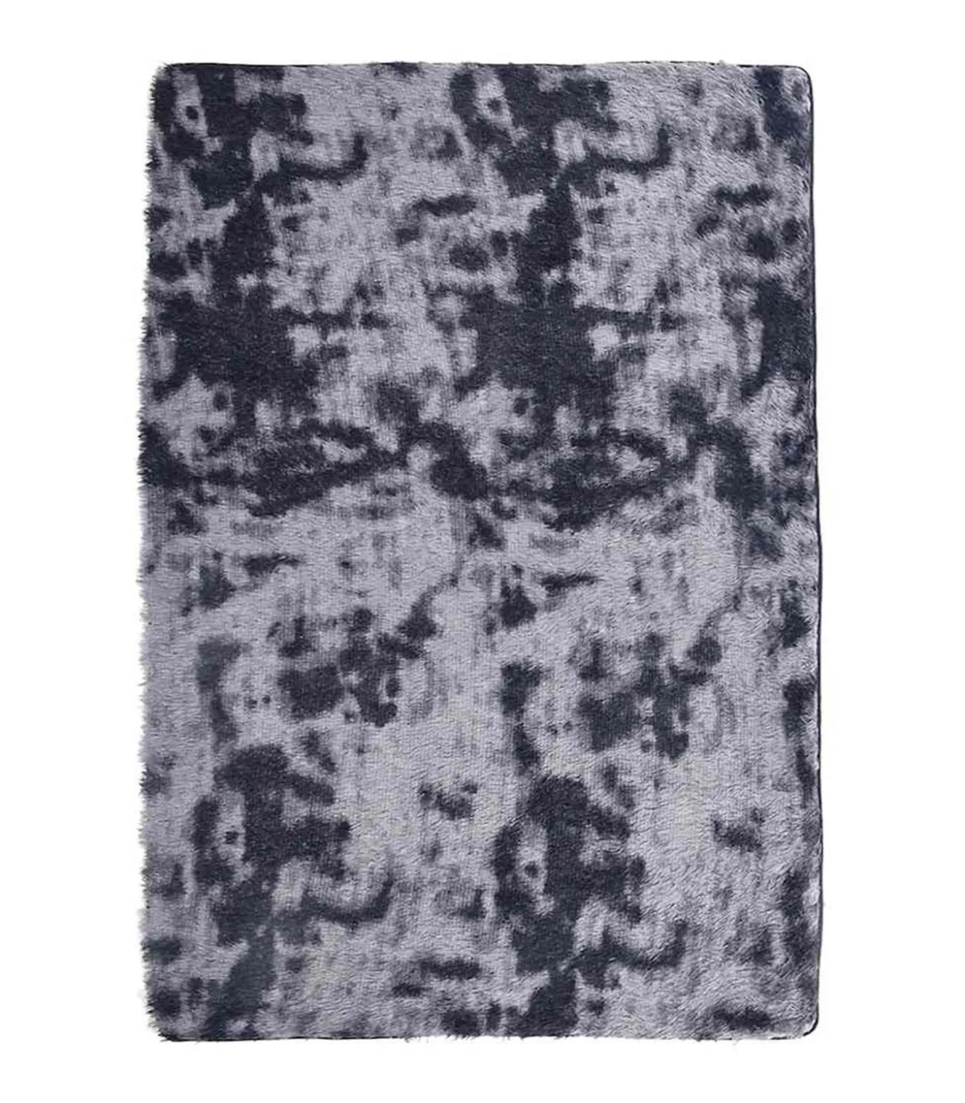 Hoogpolig vloerkleed NAVARRA 200x290 cm polyester donkergrijs