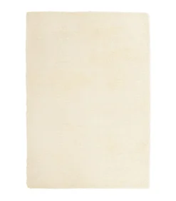 Hoogpolig vloerkleed NAVARRA 120x170 cm polyester crèmekleurig