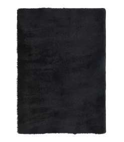 Hoogpolig vloerkleed NAVARRA 240x340 cm polyester zwart