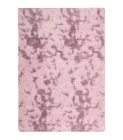 Hoogpolig vloerkleed NAVARRA 160x230 cm polyester stoffig roze