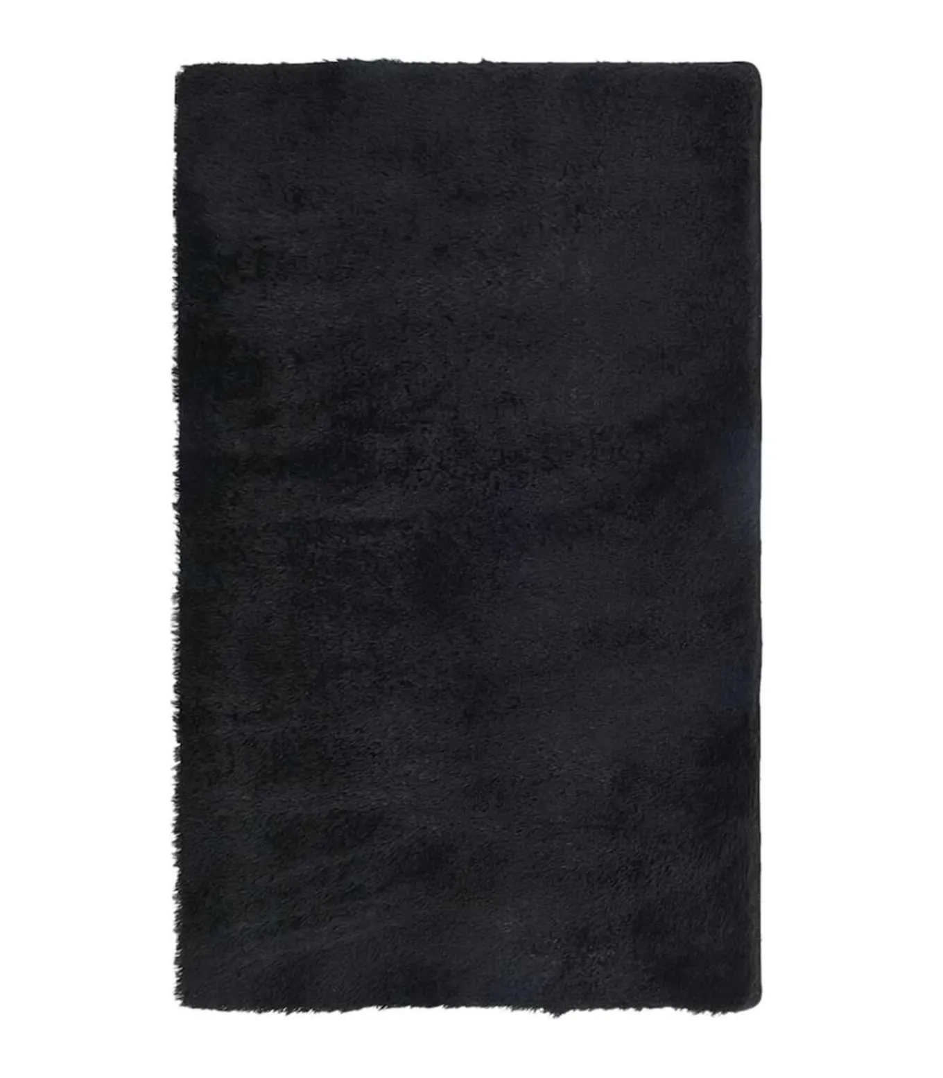 Hoogpolig vloerkleed NAVARRA 80x150 cm polyester zwart