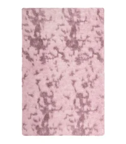 Hoogpolig vloerkleed NAVARRA 130x200 cm polyester stoffig roze