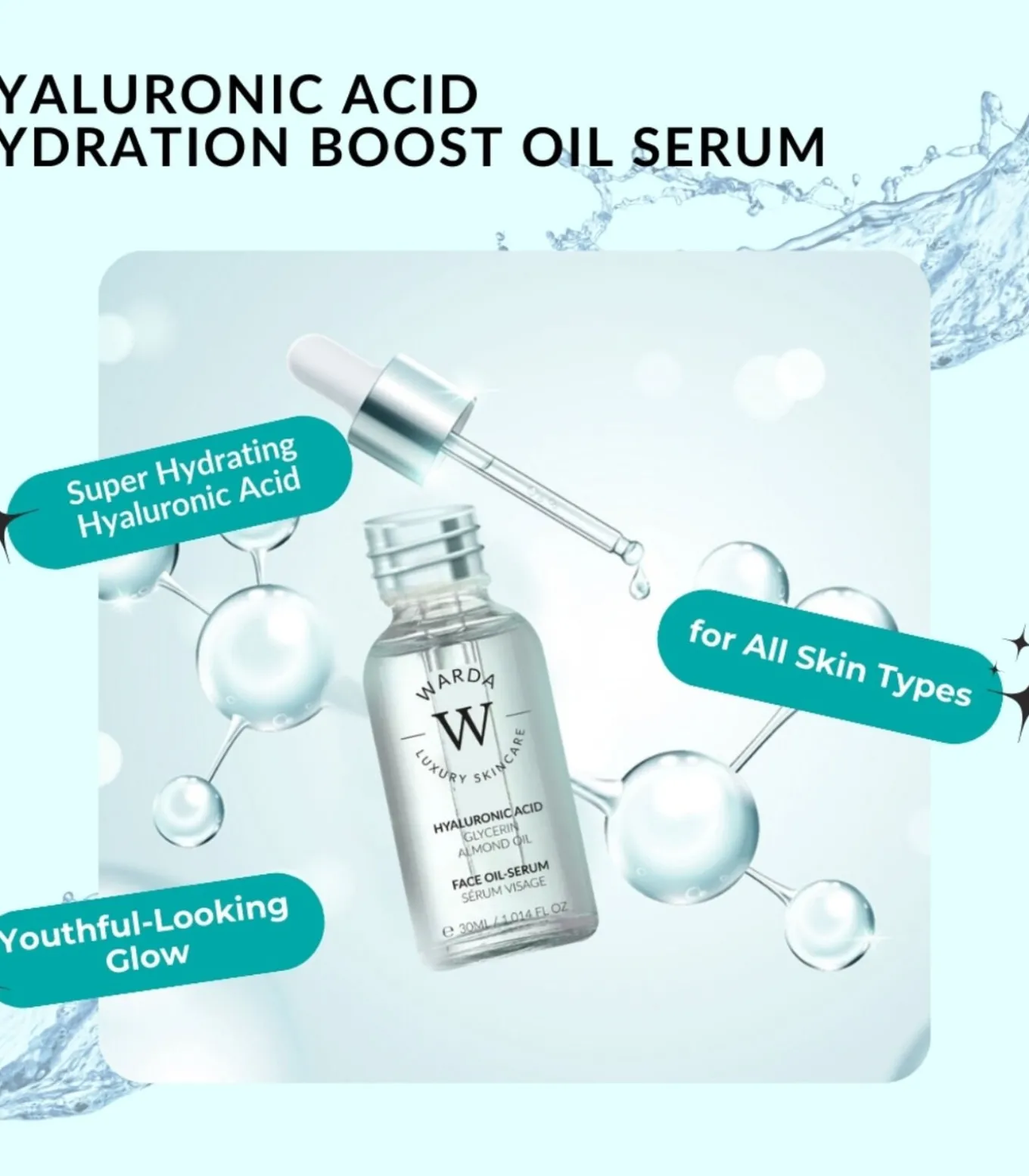 HYALURONZUUR HYDRATATIE BOOST OLIE SERUM