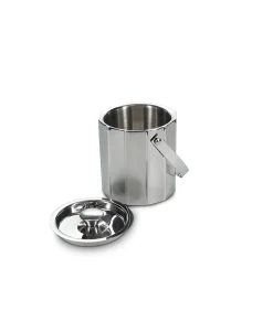 Ijsemmer 15,5xH17,5cm dubbelwandig zilver Nox