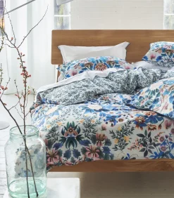 Ikebana Damask - Dekbedovertrek in katoen perkal met print