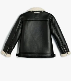 Imitatieleer Normale lengte Jasje