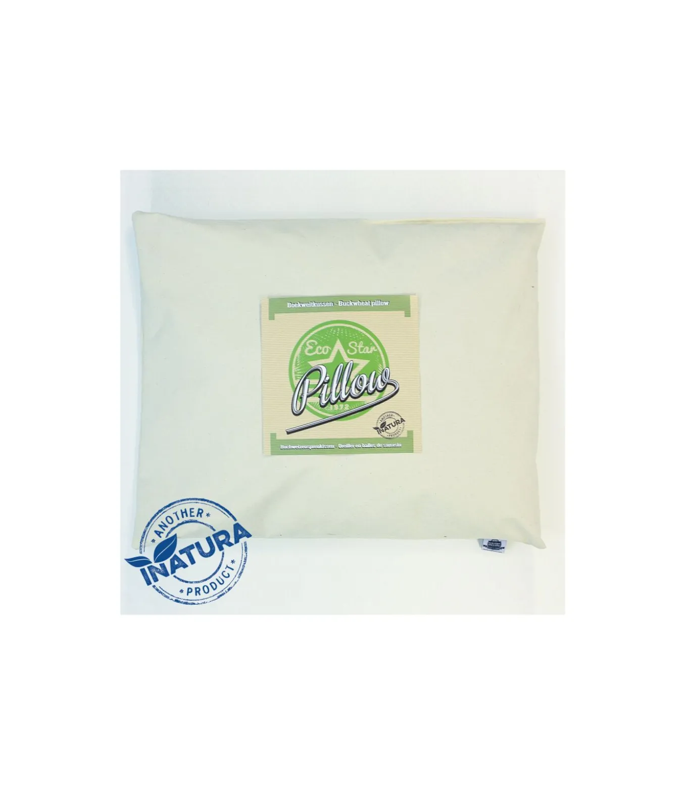 Inatura Eco-Star Hoofdkussen - Gevuld met Boekweitkaf - 50x60cm