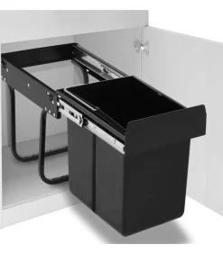 Inbouwprullenbak uittrekbaar soft-close 20 L