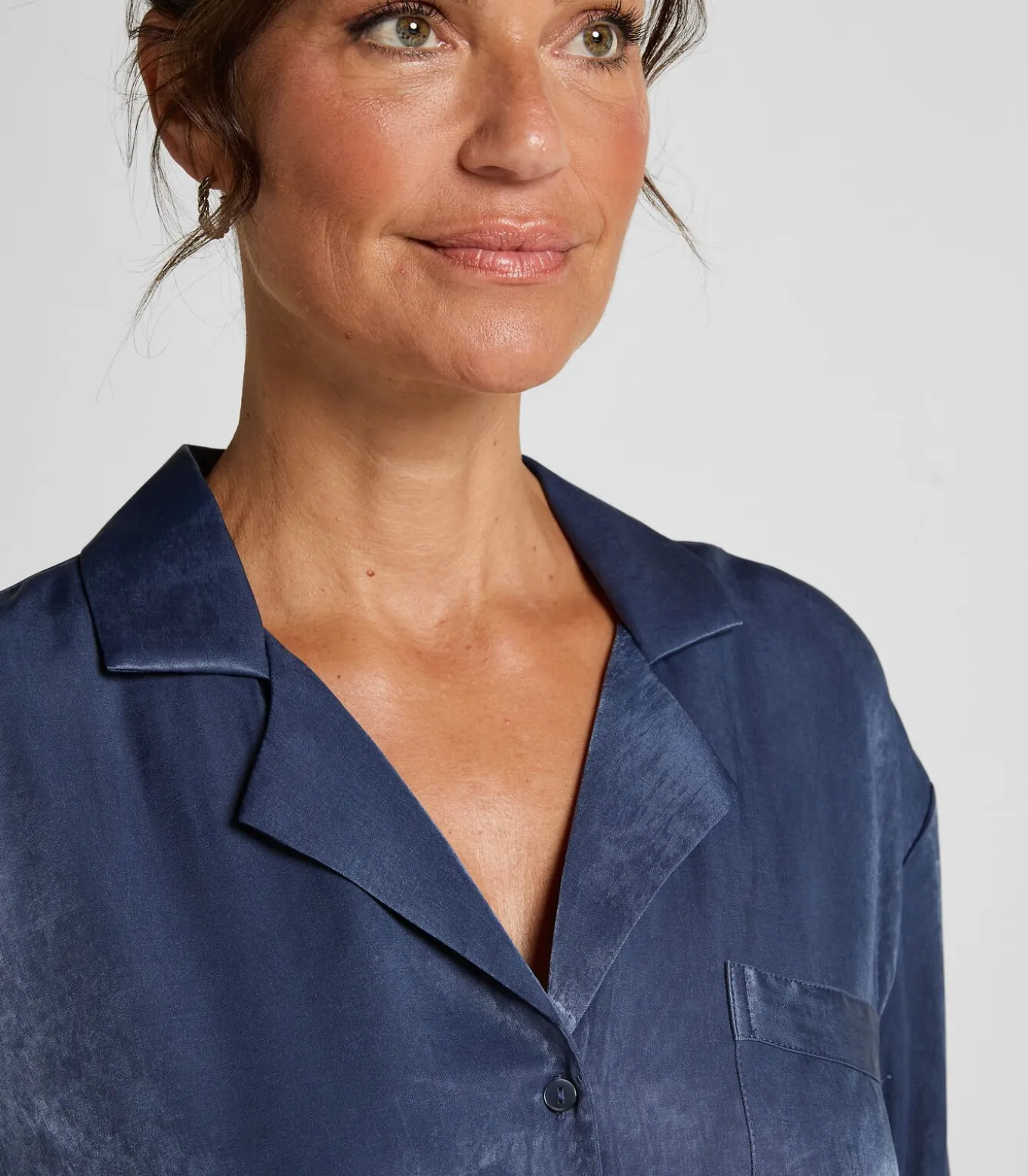 Jacket lange mouwen Satijn Ayla