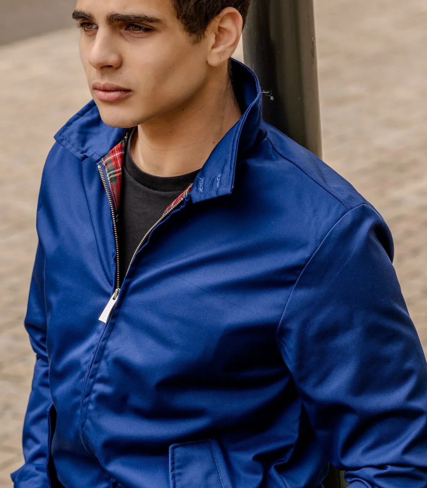 Jas Harrington Origineel Gerecycled - Heren - French Navy - Xxl