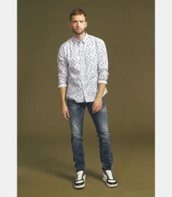 Jeans adjusted stretch 700/11, lengte 34