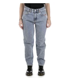 Jeans Amish Lizzie Denim Real Stone Azzurro