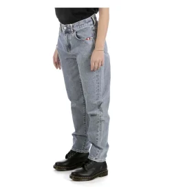 Jeans Amish Lizzie Denim Real Stone Azzurro