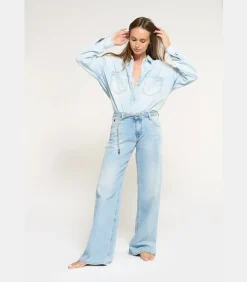 Jeans flare , lengte 34