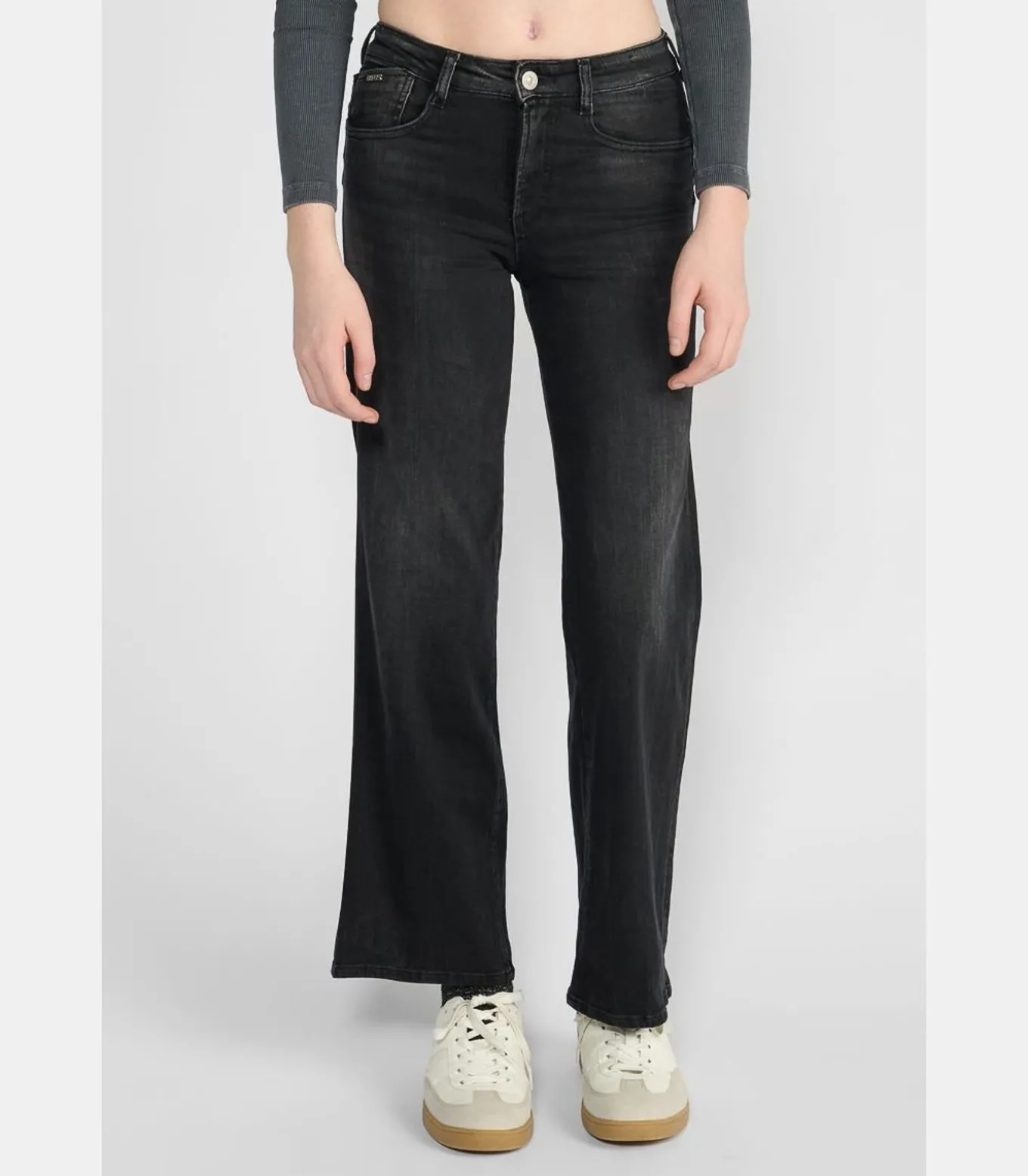 Jeans flare pulp slim hoge taille, lengte 34