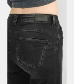 Jeans flare pulp slim hoge taille, lengte 34