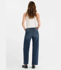 Jeans push-up recht hoge taille PULP, 7/8