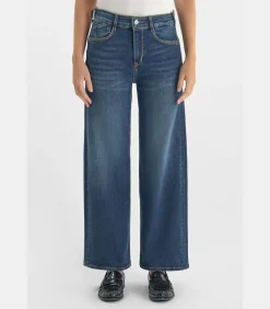 Jeans push-up recht hoge taille PULP, 7/8