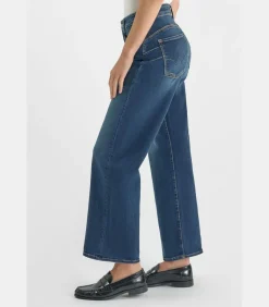 Jeans push-up recht hoge taille PULP, 7/8