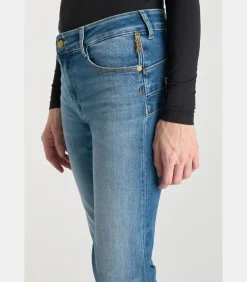 Jeans push-up regular hoge taille PULP, 7/8