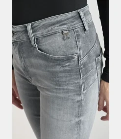 Jeans push-up slim hoge taille PULP, lengte 34