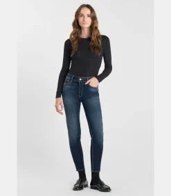 Jeans push-up slim hoge taille PULP, 7/8