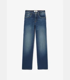 Jeans regular pulp slim hoge taille, lengte 34