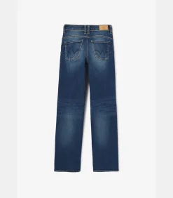 Jeans regular pulp slim hoge taille, lengte 34