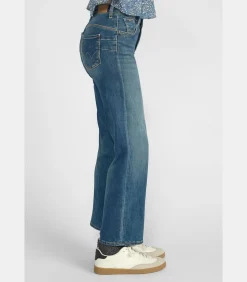 Jeans regular pulp slim hoge taille, lengte 34