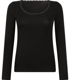 Jersey pyjamatop met lange mouwen