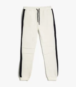 Jogger Met gebruik van twee verschillende stoffen Sweat Bottoms