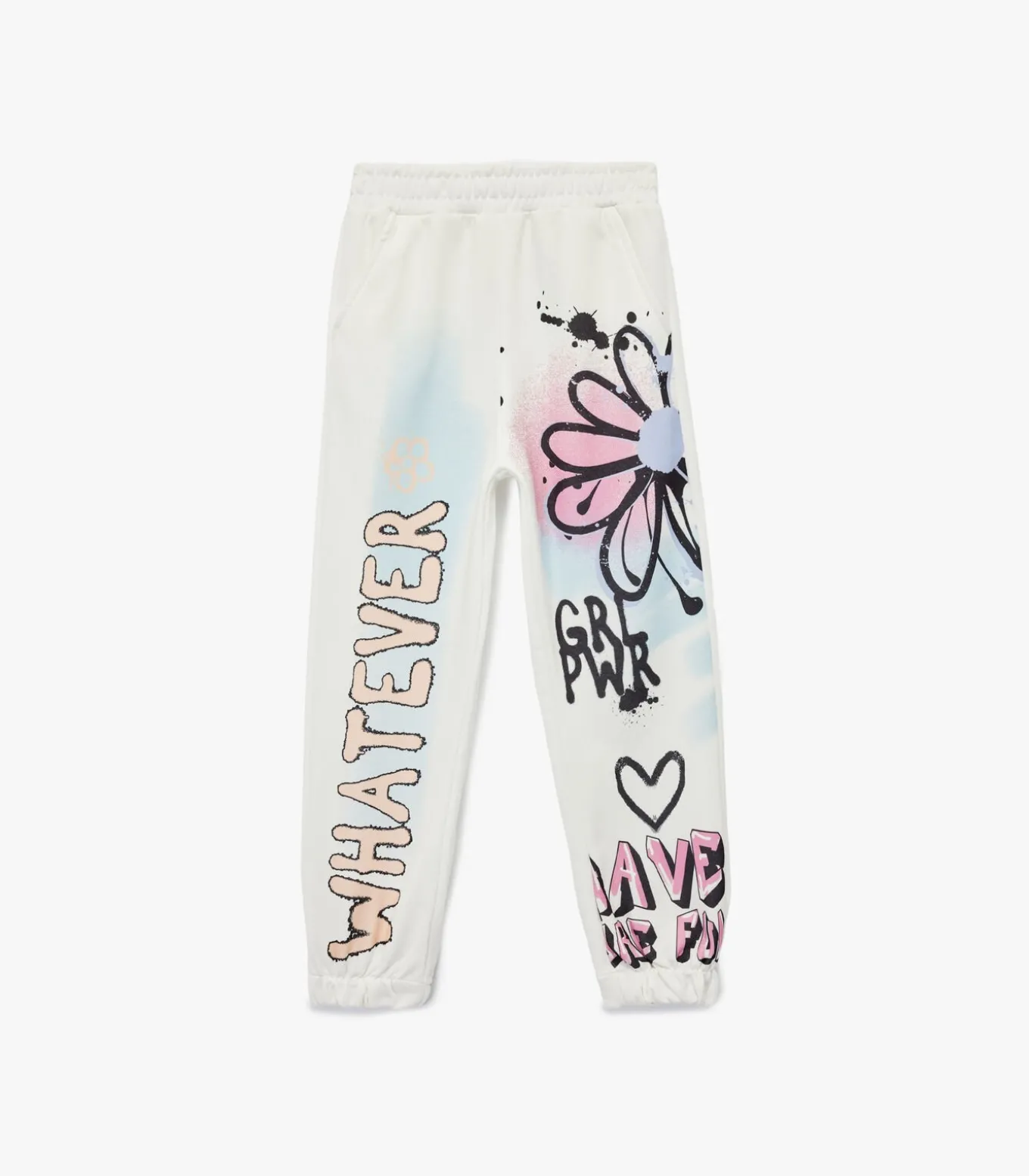 Joggingbroek Kinderen Elastische Taille Print