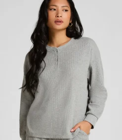 Joggingbroek van wafelstof