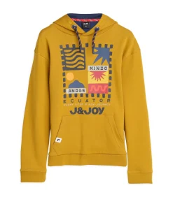 Jongens T-shirt met lange mouwen, Mindo-print en capuchon