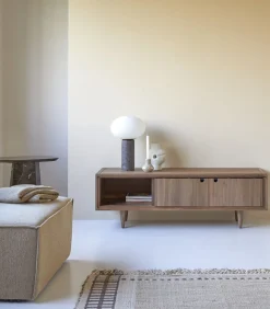 Jonàk - Tv-meubel van massief notenhout 140 cm