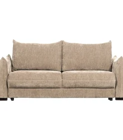 Jonne 3-Zits Slaapbank - Chennile - Naturel - 92x233x105