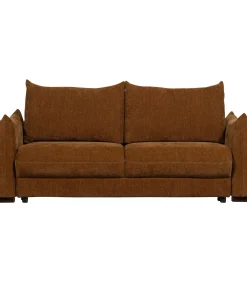 Jonne 3-Zits Slaapbank - Chennile - Bruin - 92x233x105